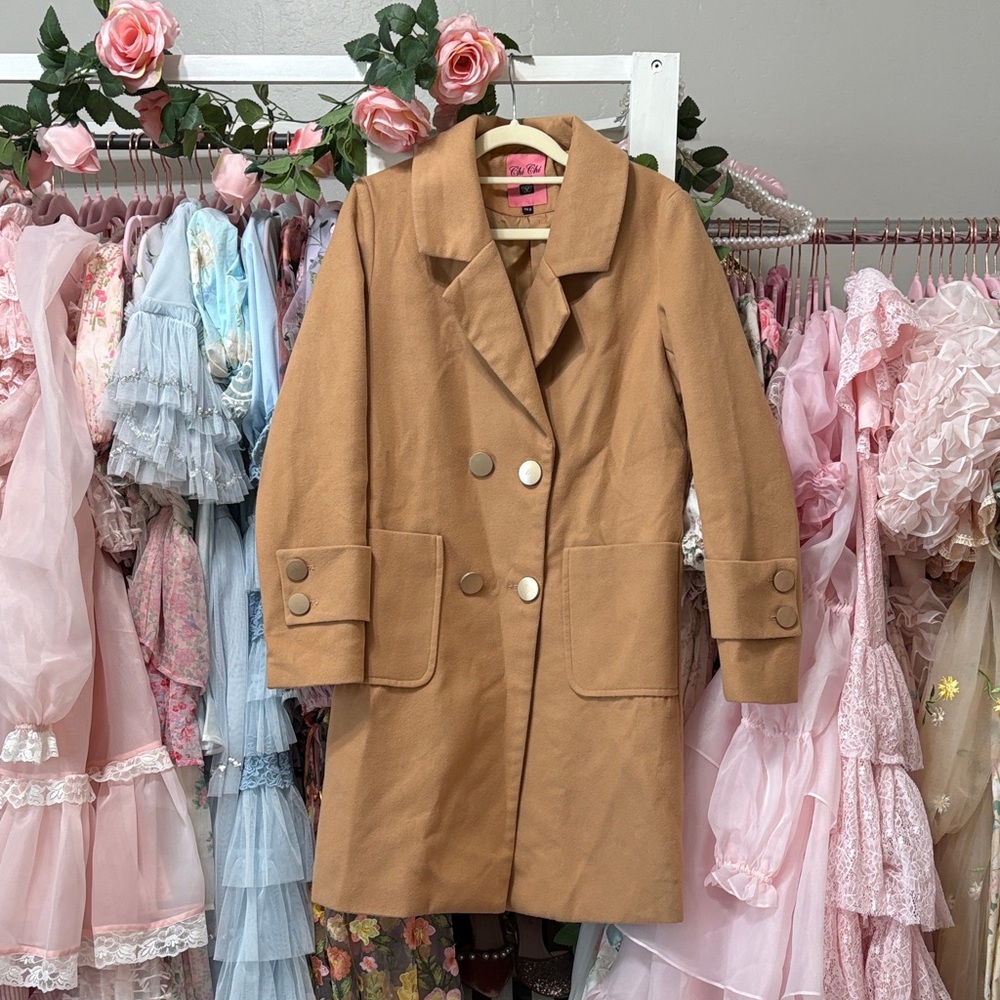 Chi Chi London Tan Trench Coat